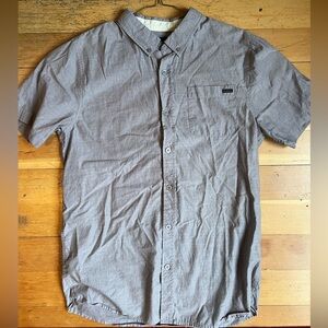 O’Neill Grey Short Sleeve Button Down